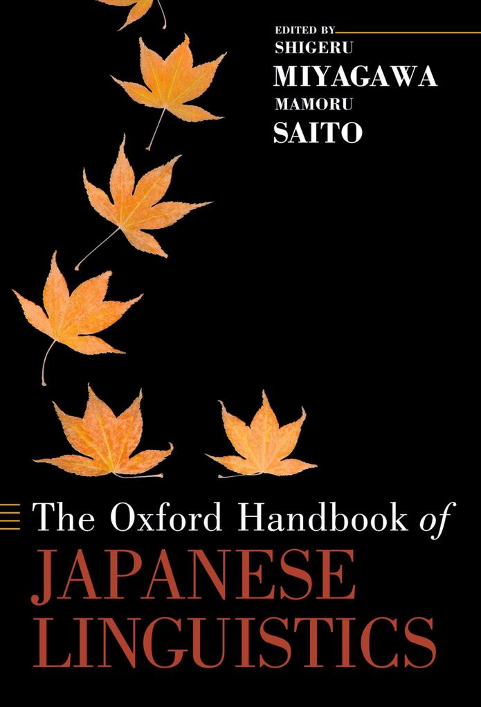 Produktbild: The Oxford Handbook of Japanese Linguistics