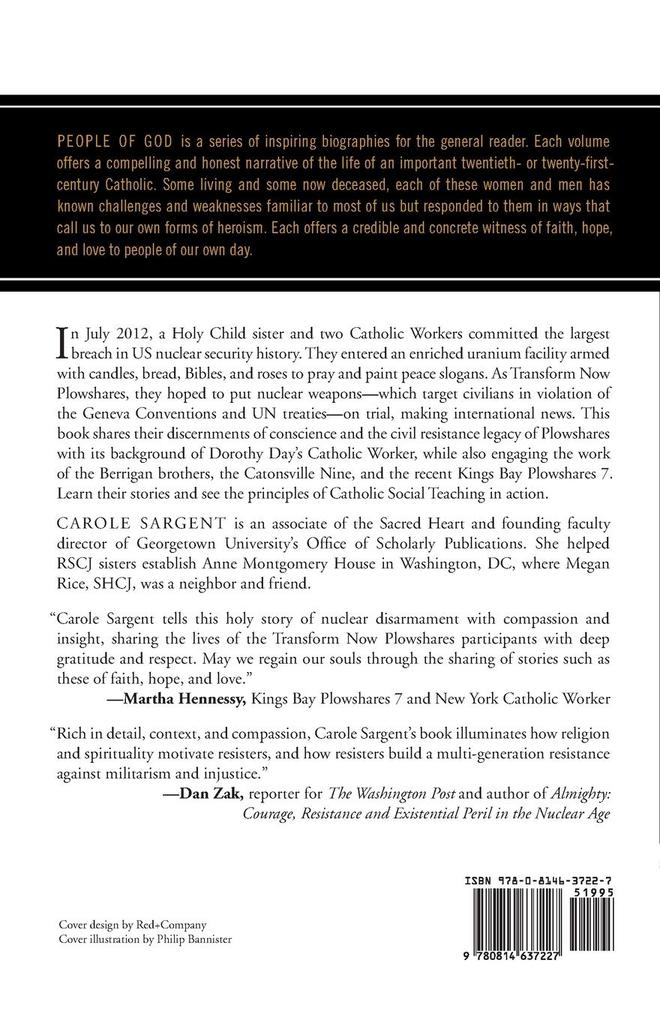 Weitere Ansicht: Transform Now Plowshares | Carole Sargent