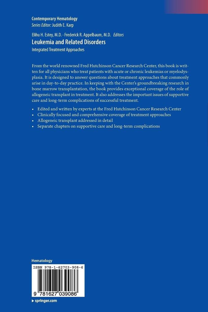 Weitere Ansicht: Leukemia and Related Disorders