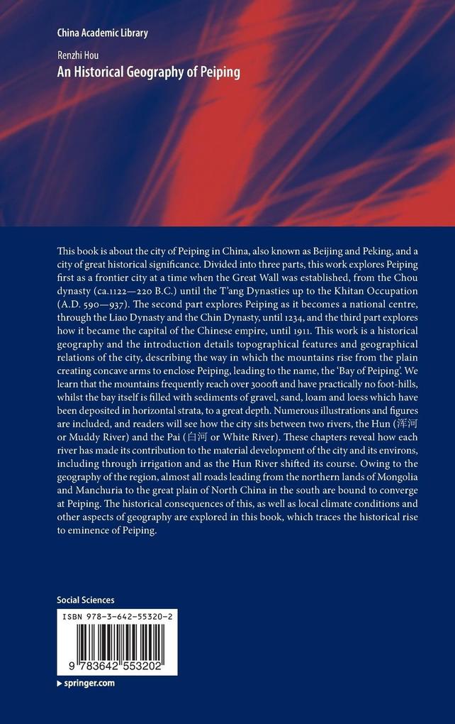 Weitere Ansicht: An Historical Geography of Peiping | Renzhi Hou