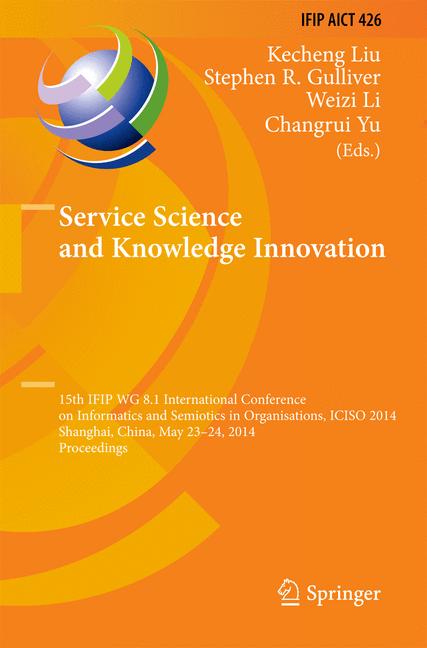 Weitere Ansicht: Service Science and Knowledge Innovation