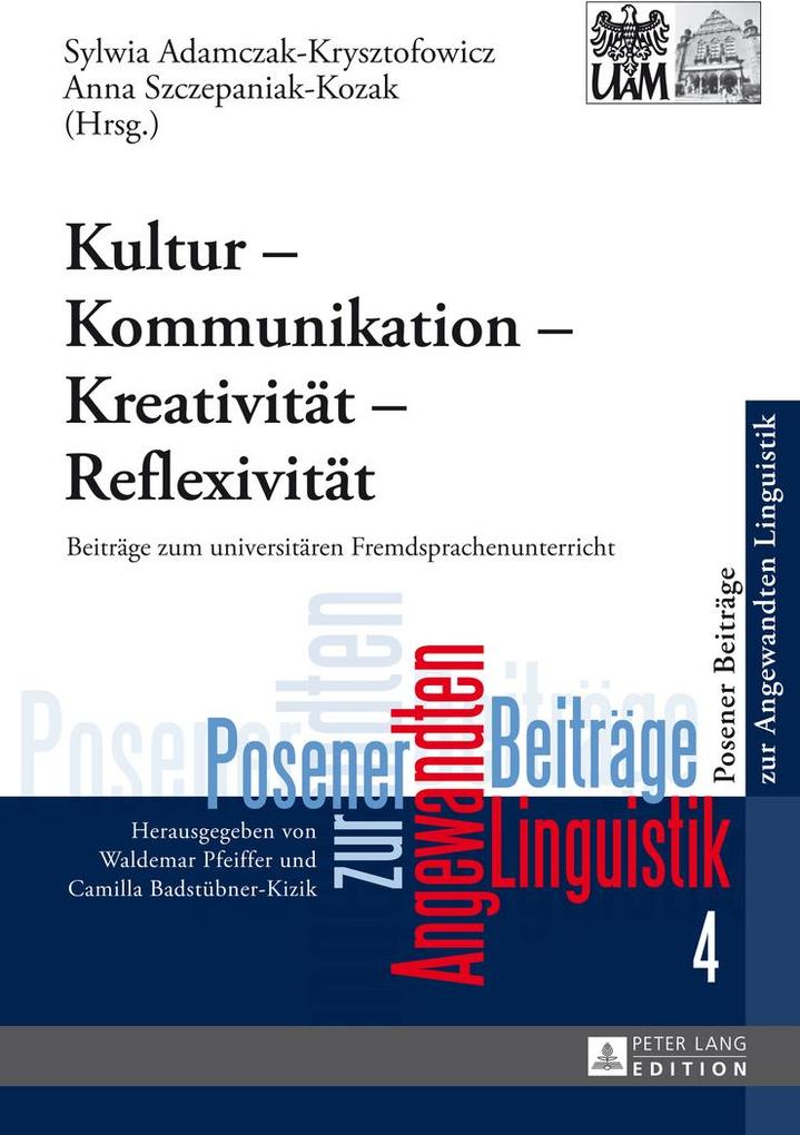 Produktbild: Kultur - Kommunikation - Kreativität - Reflexivität