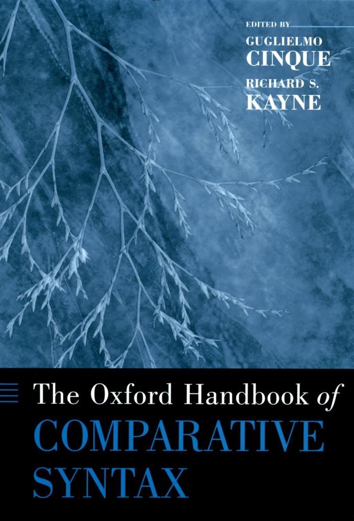 Produktbild: The Oxford Handbook of Comparative Syntax