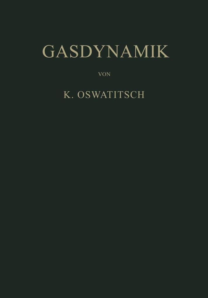 Produktbild: Gasdynamik | Klaus Oswatitsch