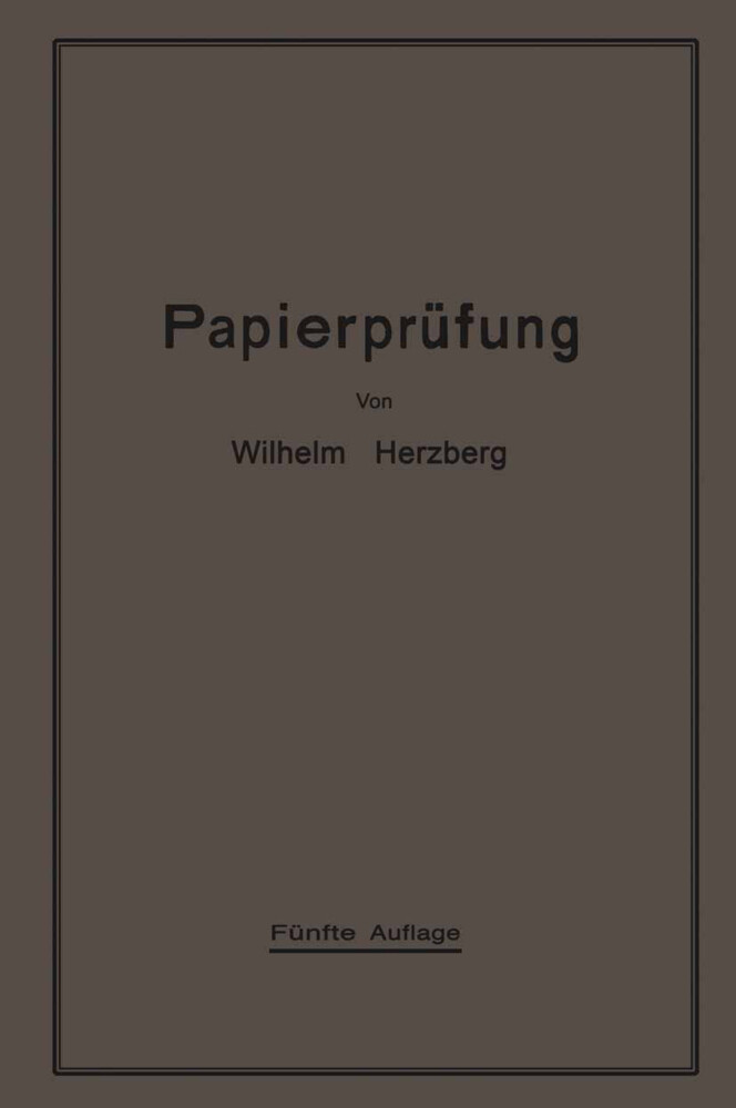 Papierprüfung als Taschenbuch