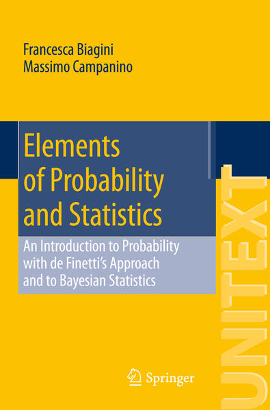 Produktbild: Elements of Probability and Statistics | Francesca Biagini, Massimo Campanino