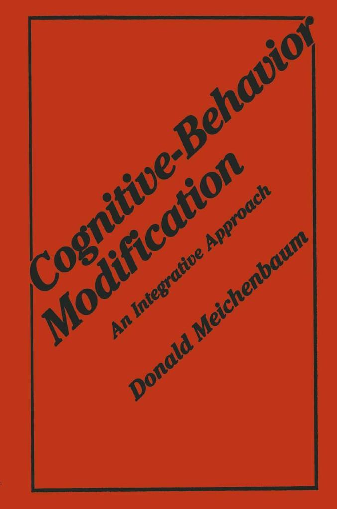 Produktbild: Cognitive-Behavior Modification | Donald Meichenbaum