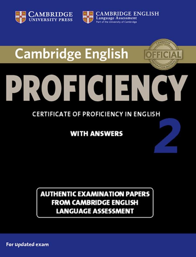 Produktbild: Cambridge English Proficiency 2 for updated exam. Student's Book with answers