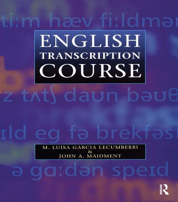 Produktbild: English Transcription Course | Maria Lecumberri, J. A. Maidment