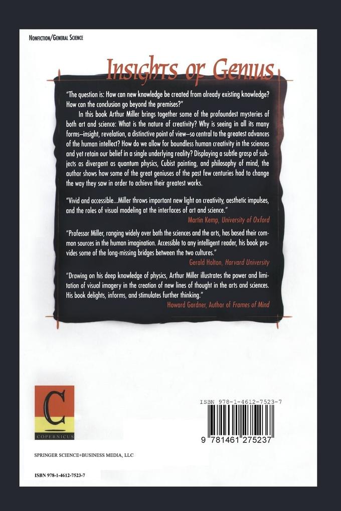 Weitere Ansicht: Insights of Genius | Arthur I. Miller