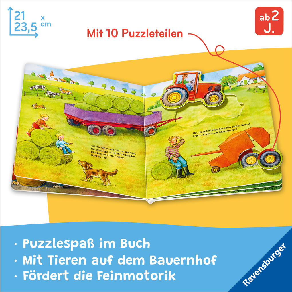 Weitere Ansicht: Mein großes Puzzle-Spielbuch Bauernhof