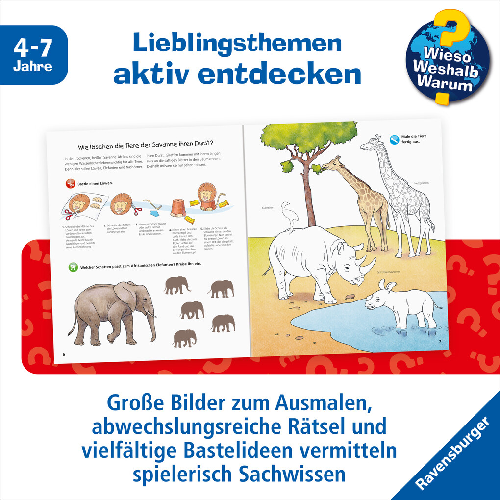 Weitere Ansicht: Wieso? Weshalb? Warum? aktiv-Heft: Tiere der Welt