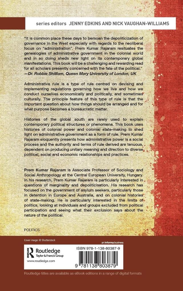 Weitere Ansicht: Ruling the Margins | Prem Kumar Rajaram