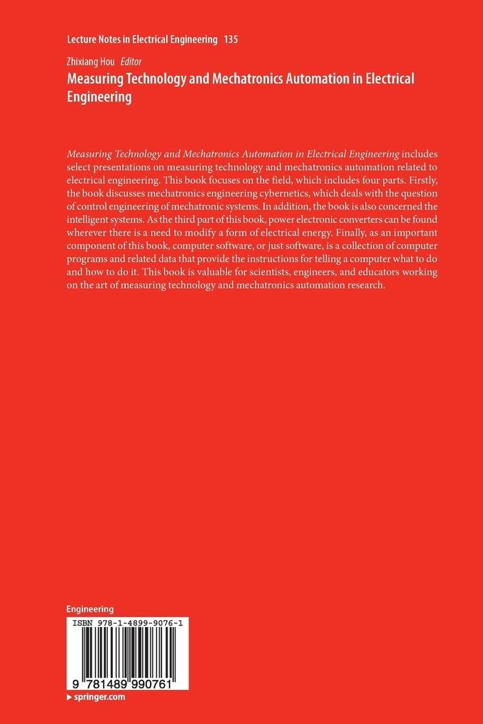 Weitere Ansicht: Measuring Technology and Mechatronics Automation in Electrical Engineering