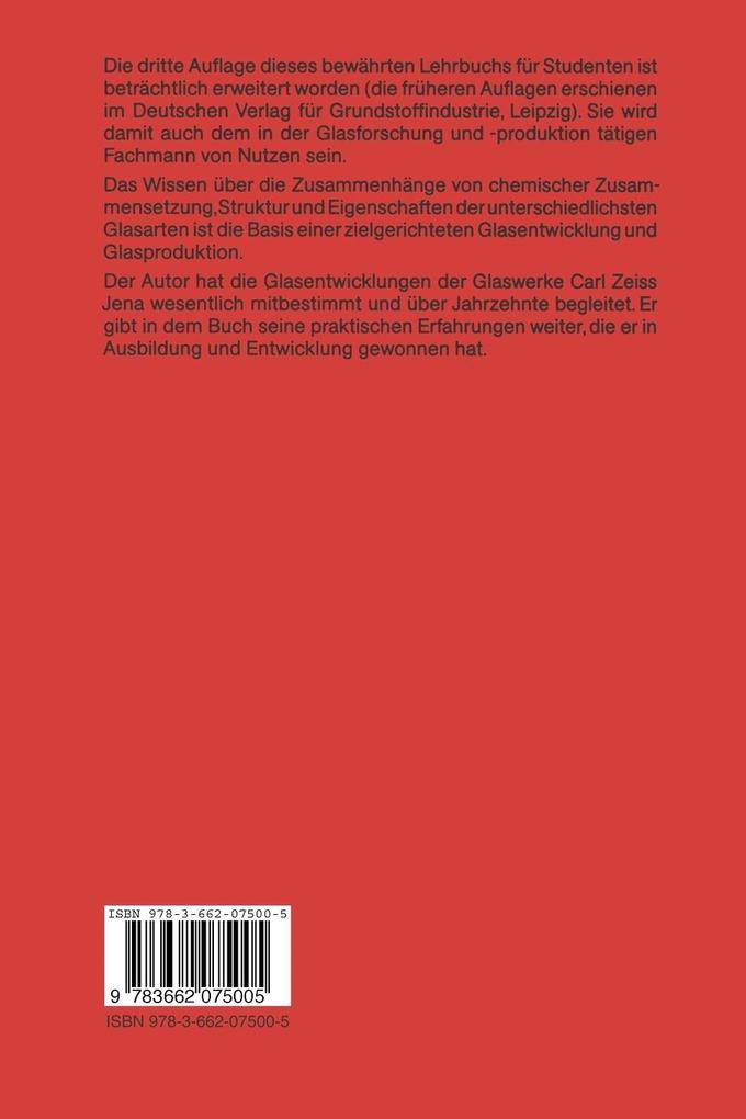 Weitere Ansicht: Glaschemie | Werner Vogel