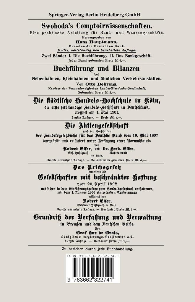 Weitere Ansicht: Die theoretischen und praktischen Grundlagen der Buchführung sowie die Unklarheiten und Unrichtigkeiten der üblichen Lehrmethoden | A. Schulte