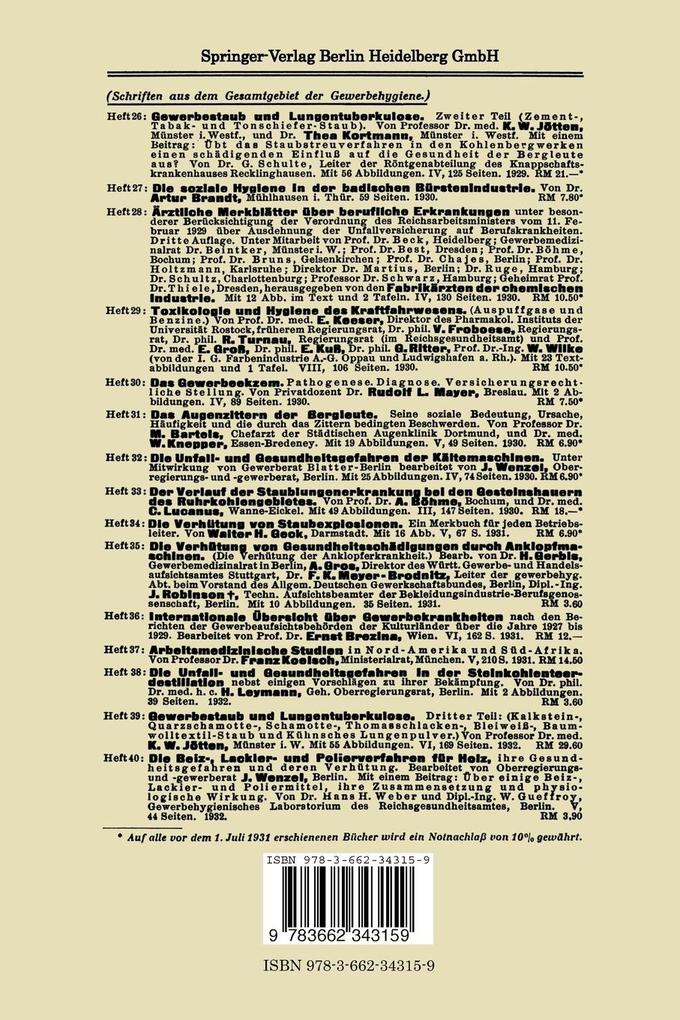 Weitere Ansicht: Die Staubbeseitigung und Geräuschbekämpfung in Schotterbetrieben | Otto Wittgen