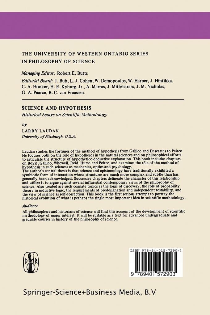 Weitere Ansicht: Science and Hypothesis | Larry Laudan