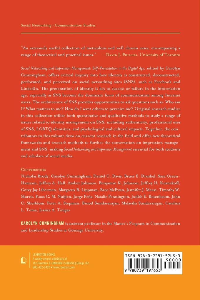 Weitere Ansicht: Social Networking and Impression Management