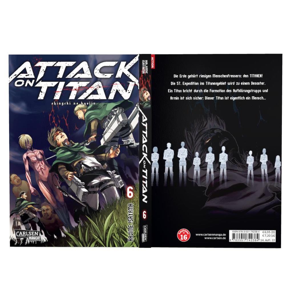 Weitere Ansicht: Attack on Titan 06 | Hajime Isayama