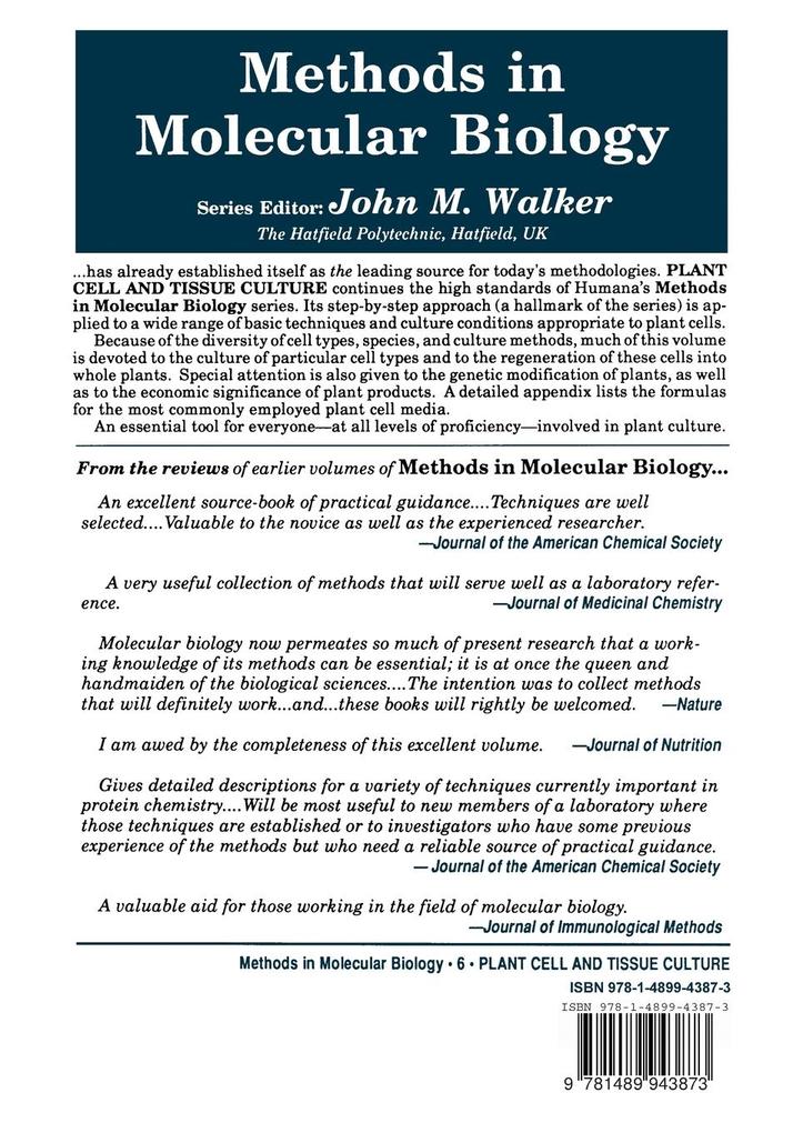 Weitere Ansicht: Plant Cell and Tissue Culture