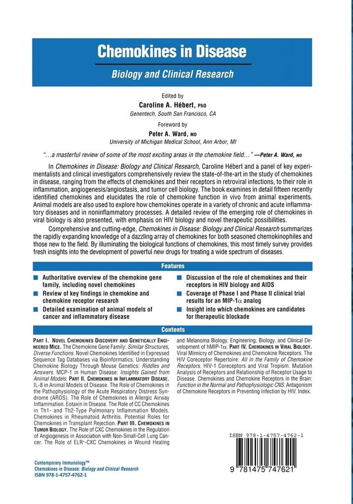 Weitere Ansicht: Chemokines in Disease