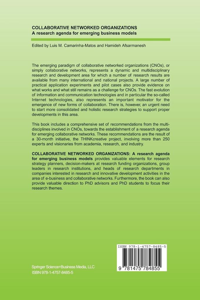 Weitere Ansicht: Collaborative Networked Organizations