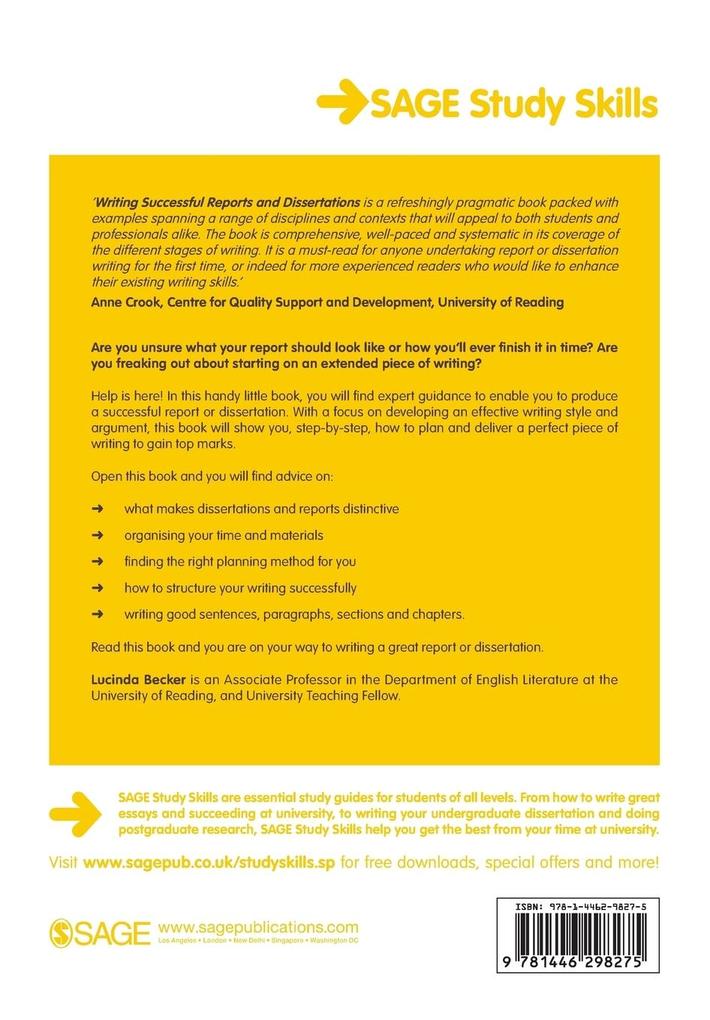Weitere Ansicht: Writing Successful Reports and Dissertations | Lucinda Becker