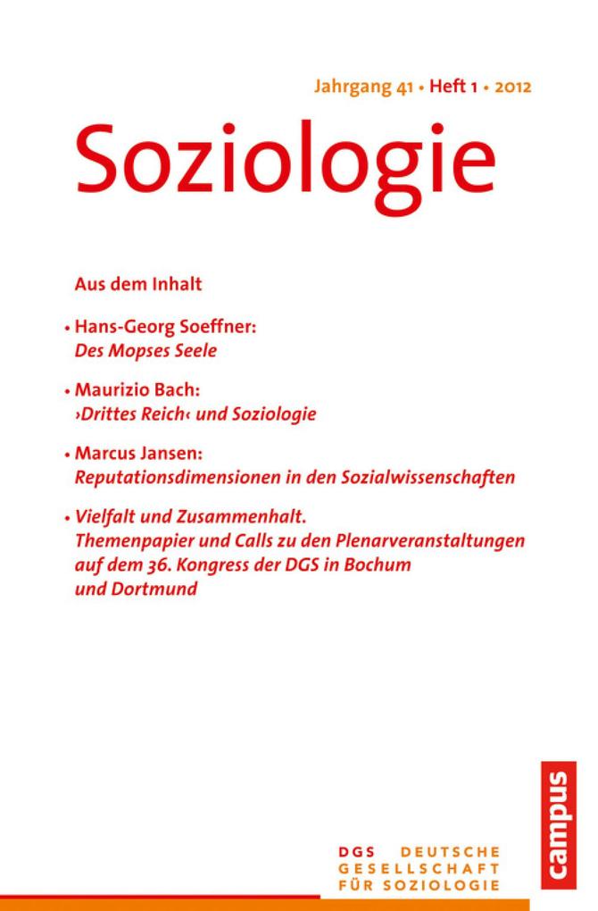 Produktbild: Soziologie 1.2012