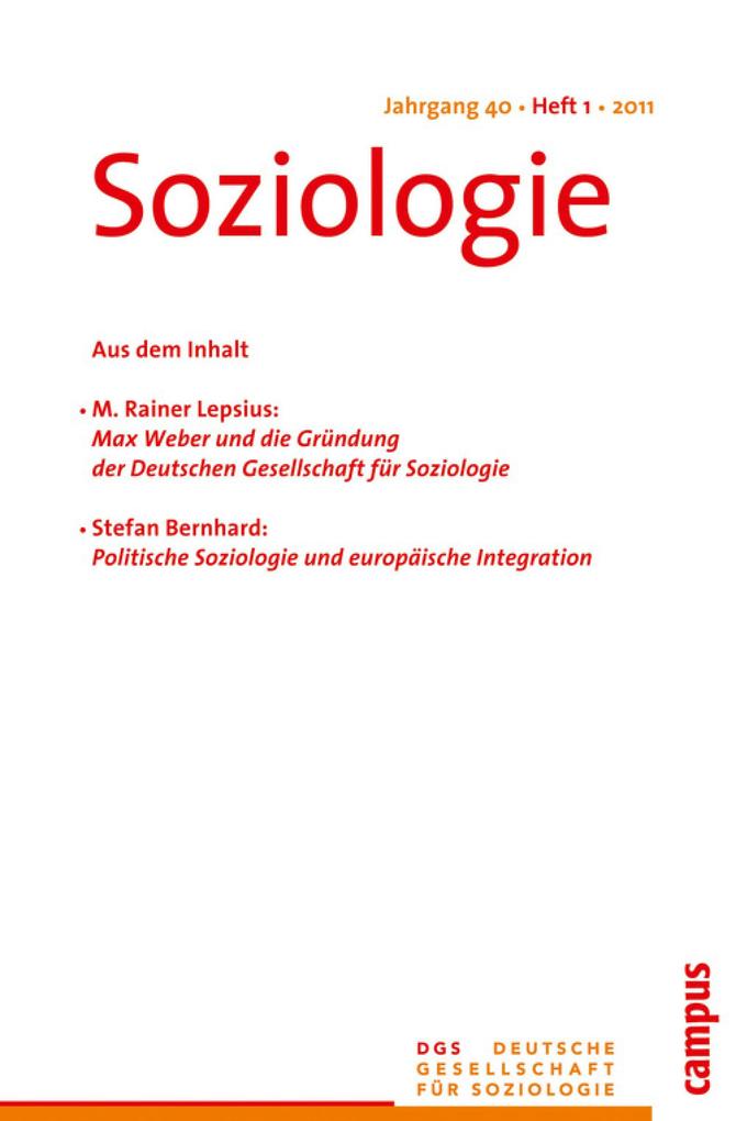 Produktbild: Soziologie 1.2011