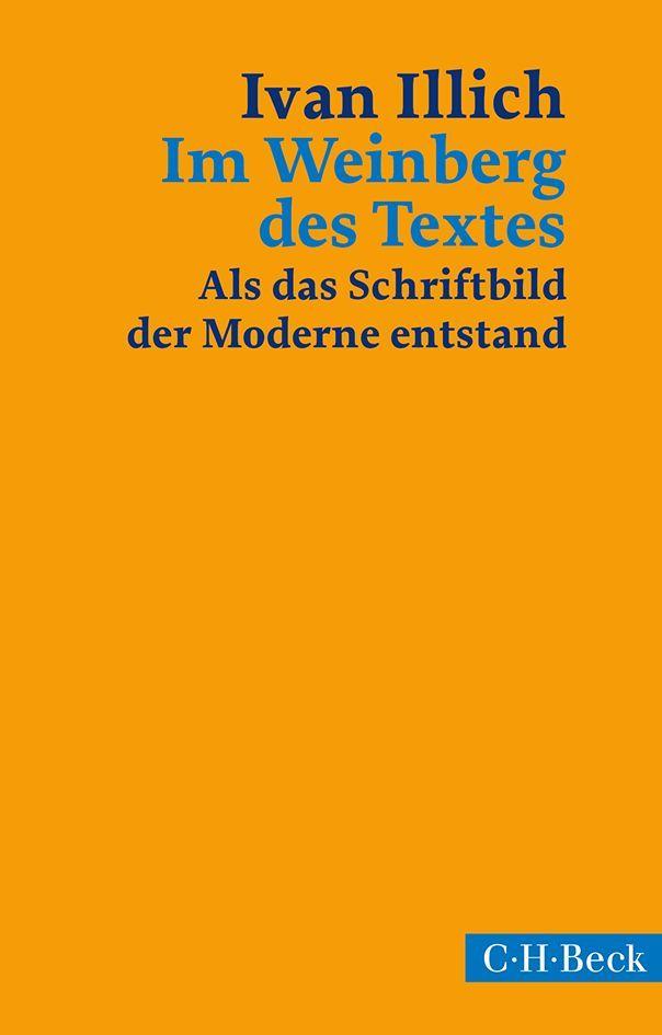 Produktbild: Im Weinberg des Textes | Ivan Illich