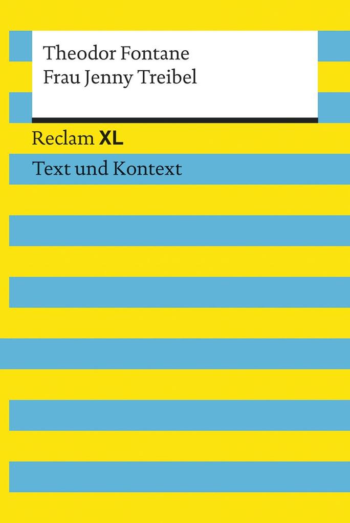 Produktbild: Frau Jenny Treibel. Textausgabe mit Kommentar und Materialien | Theodor Fontane