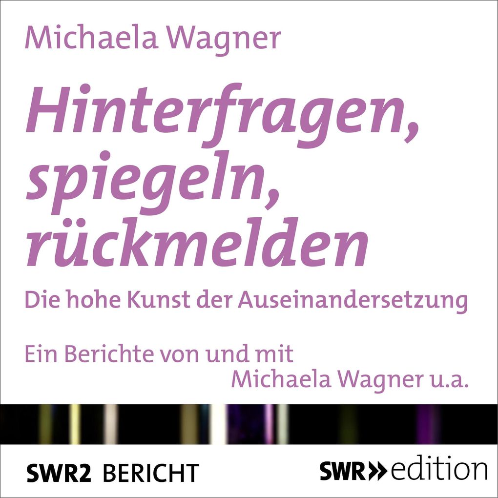 Produktbild: Hinterfragen, spiegeln, rückmelden | Michaela Wagner