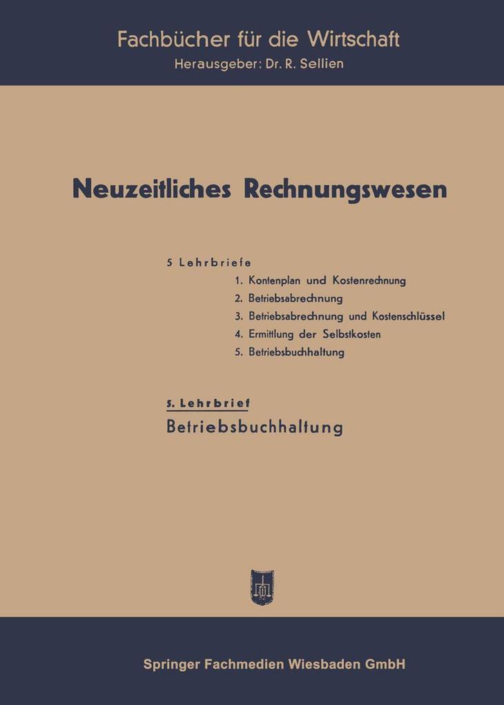 Produktbild: Neuzeitliches Rechnungswesen | Reinhold Sellien