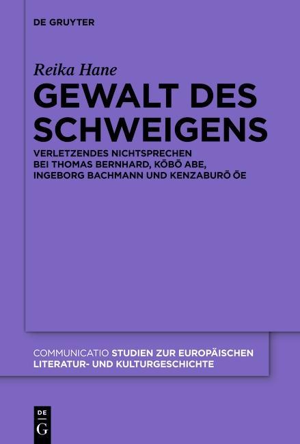 Produktbild: Gewalt des Schweigens | Reika Hane