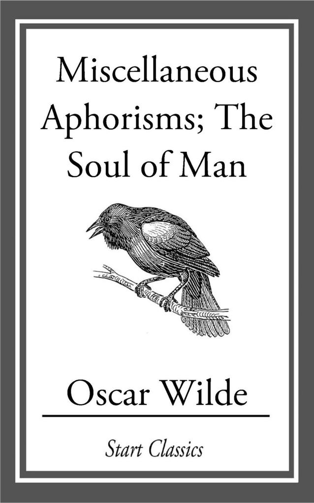 Produktbild: Miscellaneous Aphorisms | Oscar Wilde