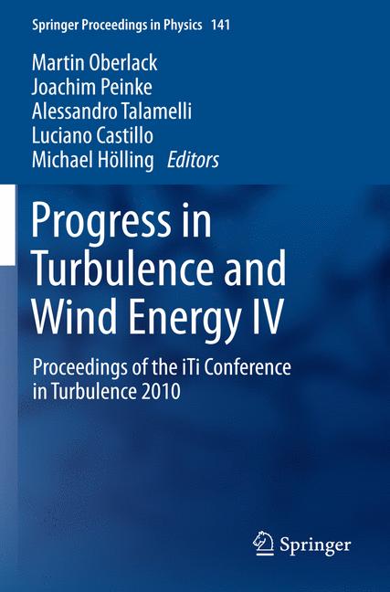 Weitere Ansicht: Progress in Turbulence and Wind Energy IV
