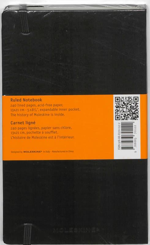 Weitere Ansicht: Moleskine. Ruled notebook