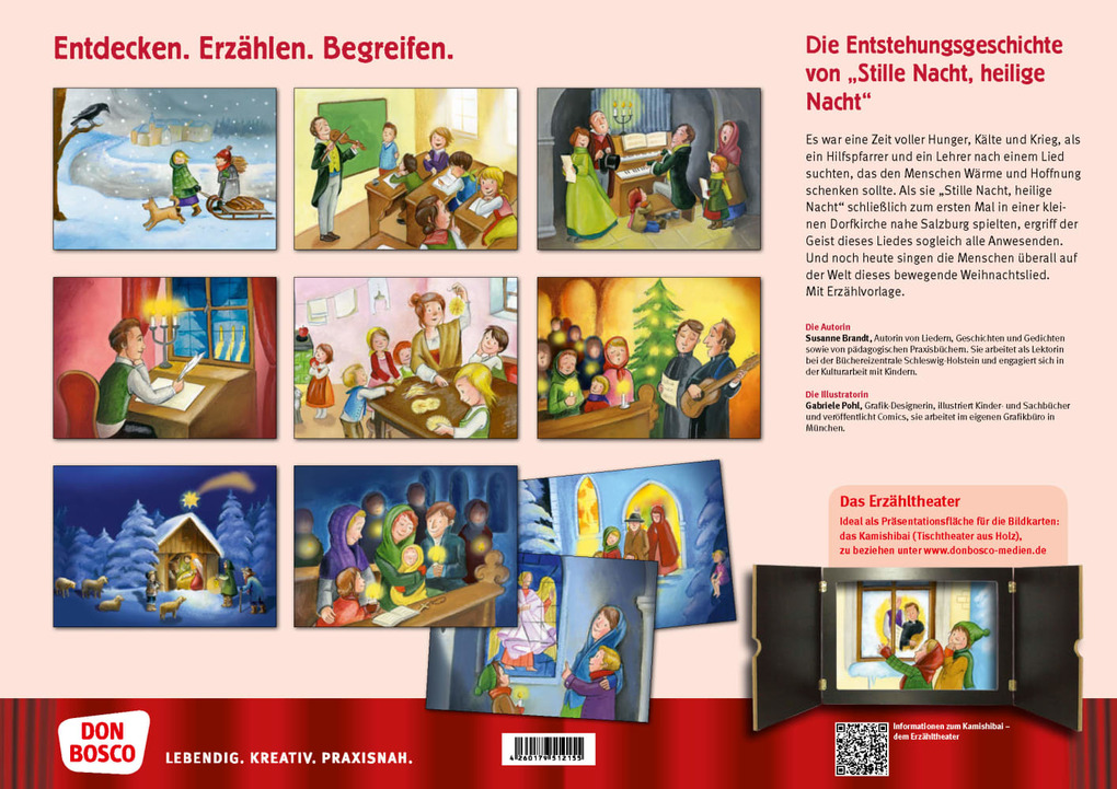 Weitere Ansicht: Stille Nacht, heilige Nacht. Kamishibai Bildkartenset. | Susanne Brandt