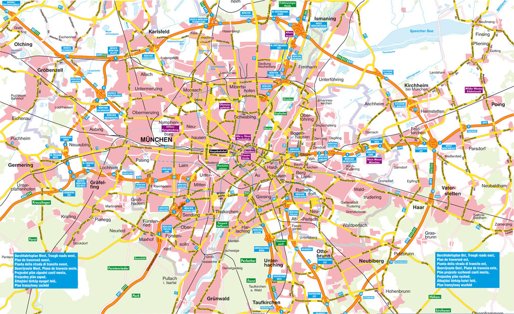 Weitere Ansicht: München Gesamtplan 1 : 22 500