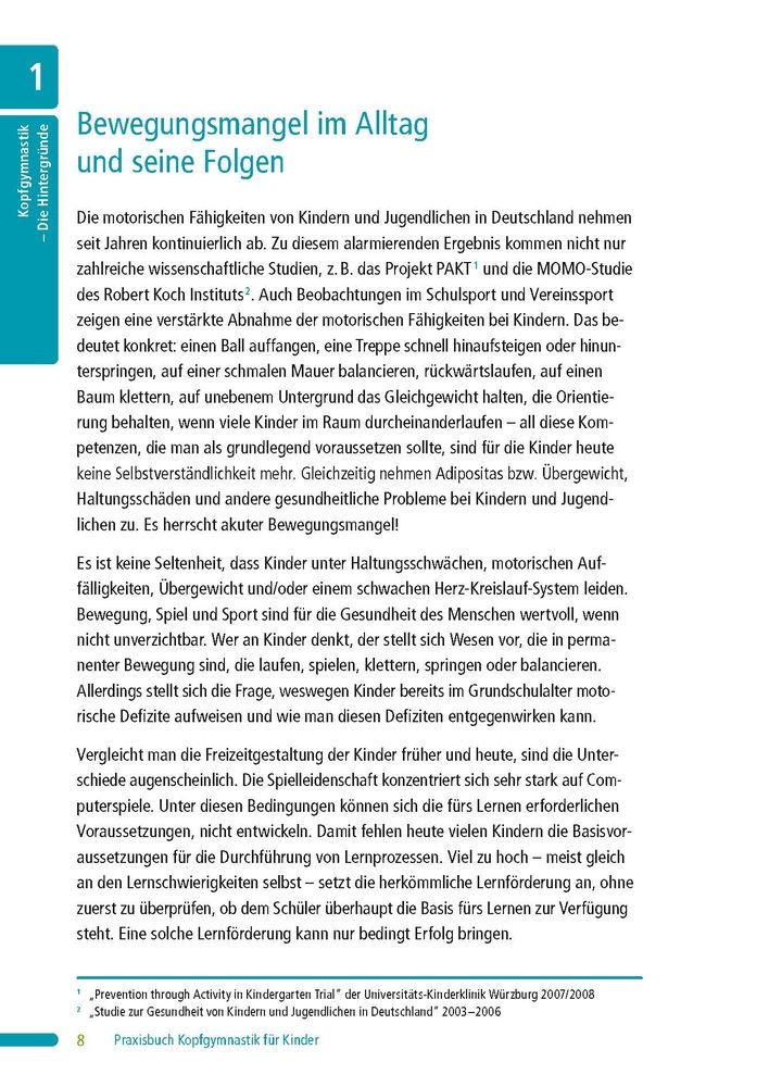 Weitere Ansicht: Praxisbuch Kopfgymnastik für Kinder | Ines Schubert