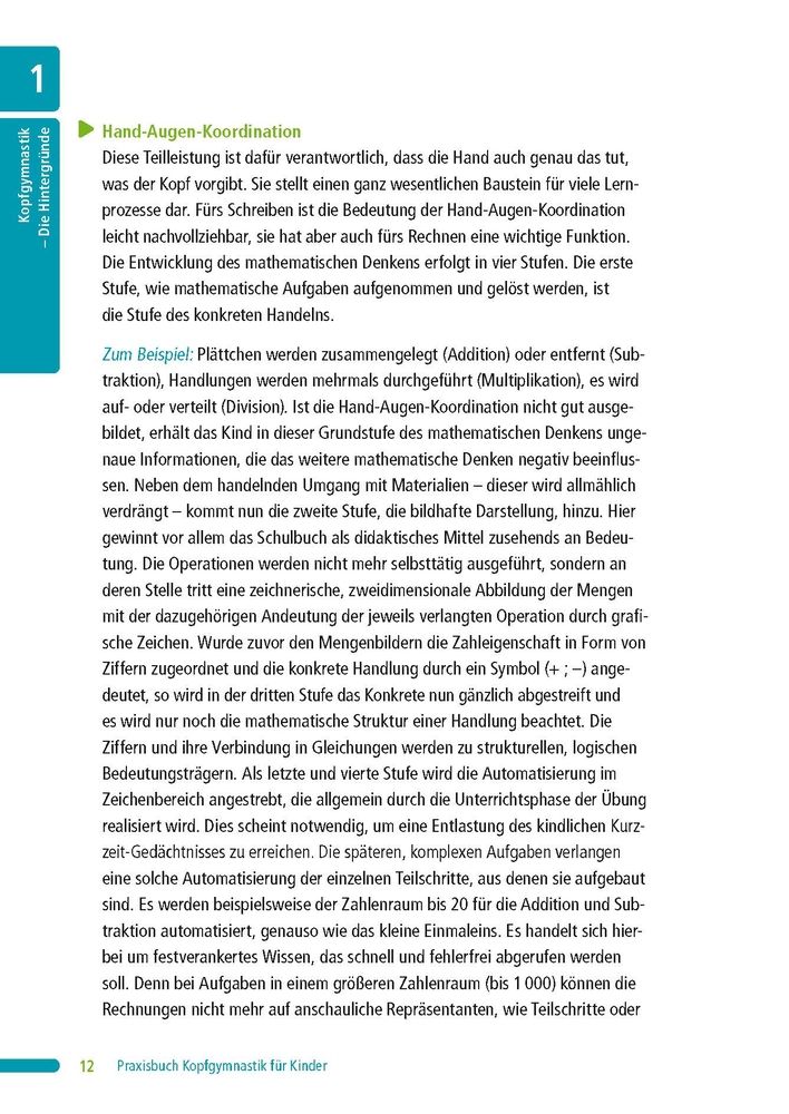 Weitere Ansicht: Praxisbuch Kopfgymnastik für Kinder | Ines Schubert