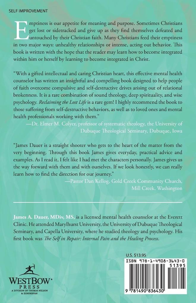 Weitere Ansicht: Reclaiming the Lost Life | James a. Dauer