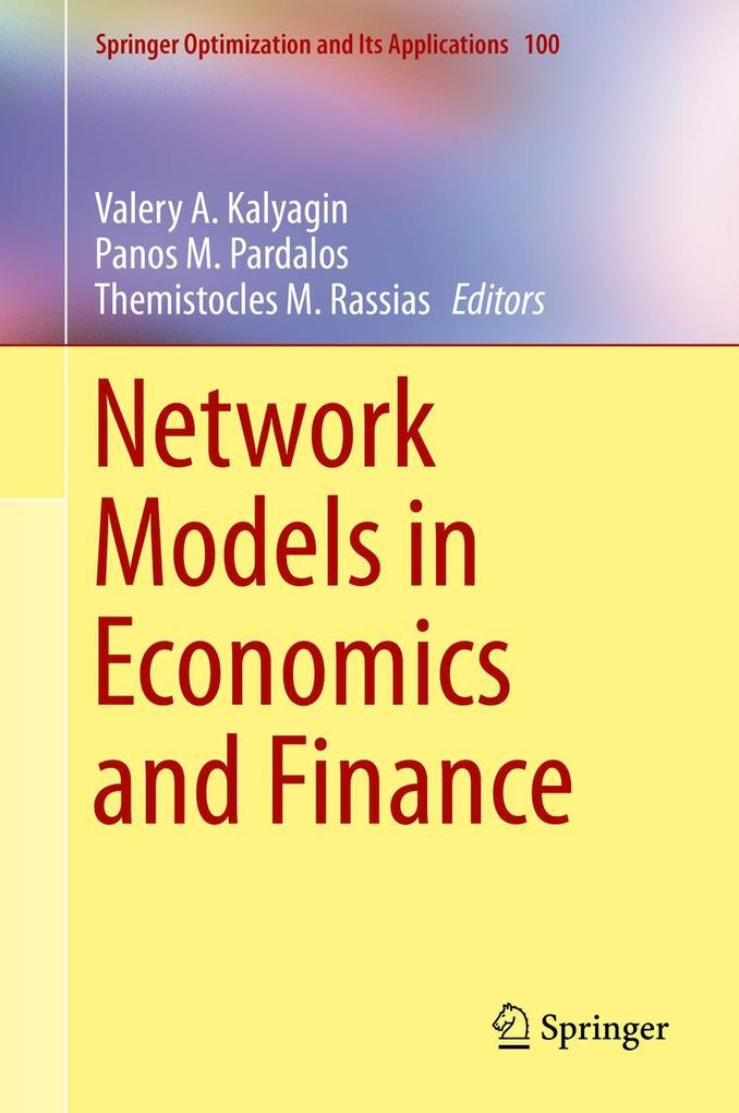 Produktbild: Network Models in Economics and Finance
