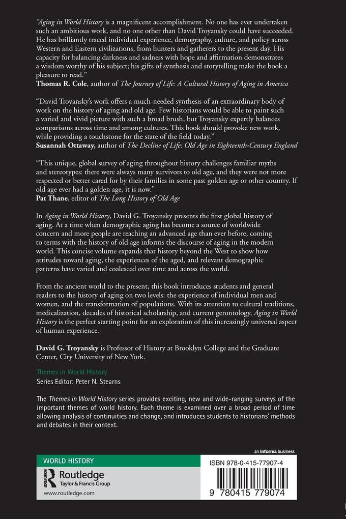 Weitere Ansicht: Aging in World History | David G. Troyansky