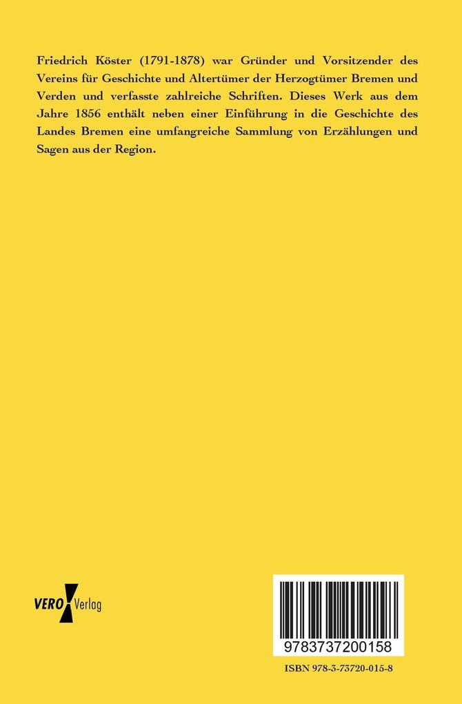 Weitere Ansicht: Altertümer, Geschichten und Sagen der Herzogtümer Bremen und Verden | Friedrich Köster