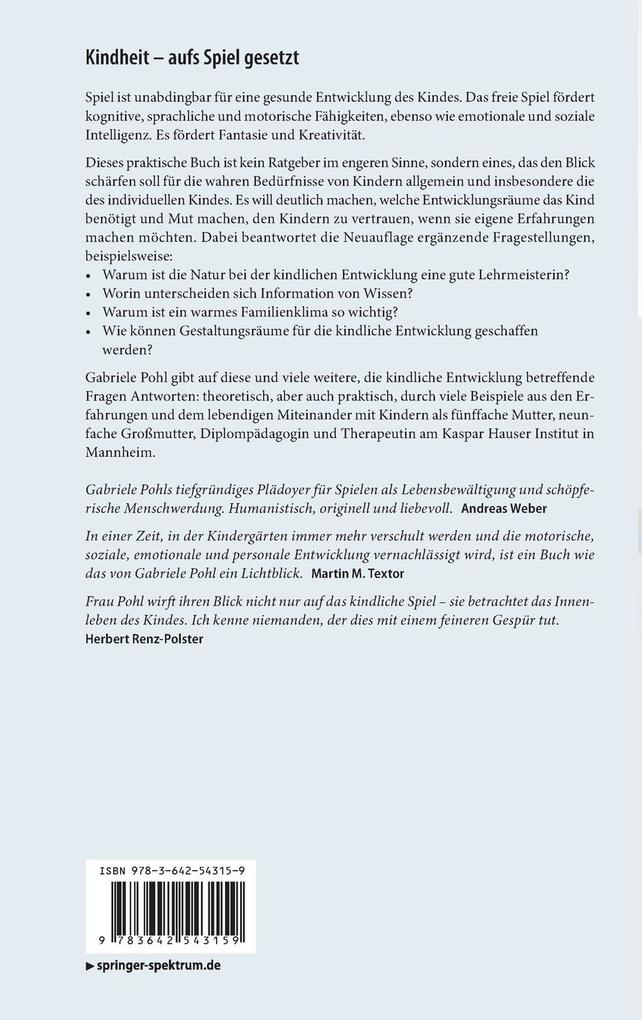 Weitere Ansicht: Kindheit - aufs Spiel gesetzt | Gabriele Pohl