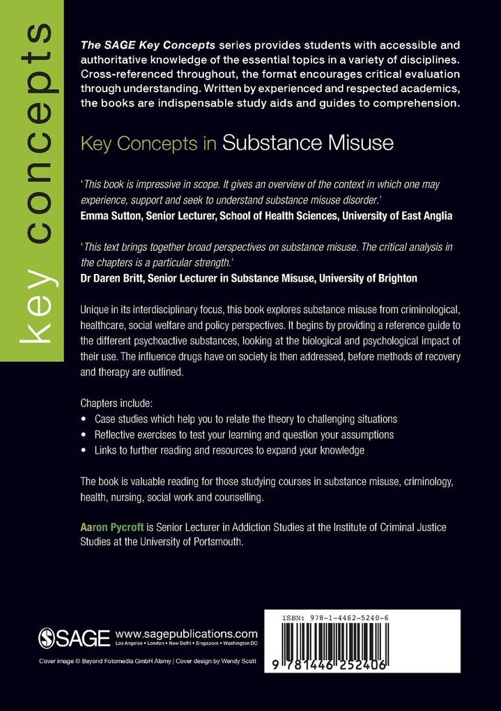 Weitere Ansicht: Key Concepts in Substance Misuse