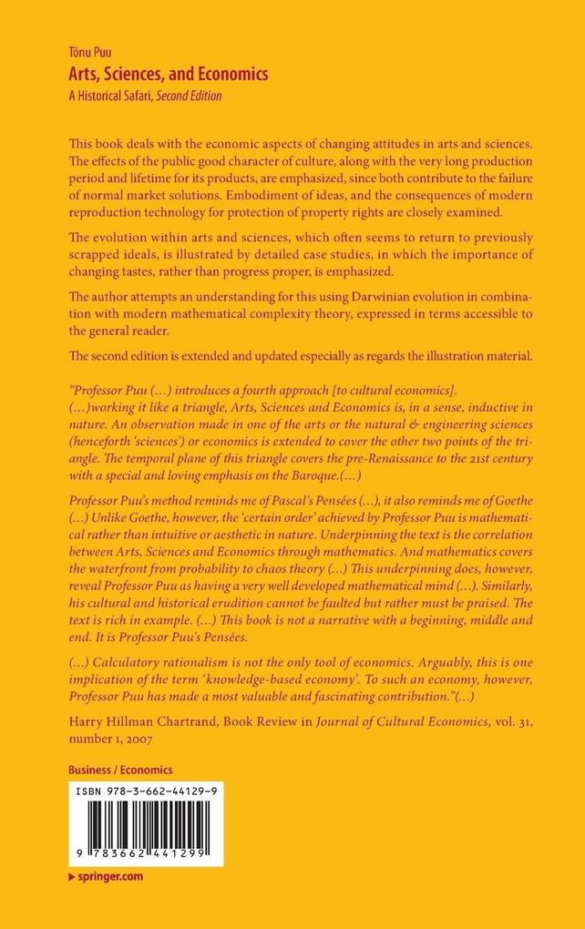 Weitere Ansicht: Arts, Sciences, and Economics | Tönu Puu