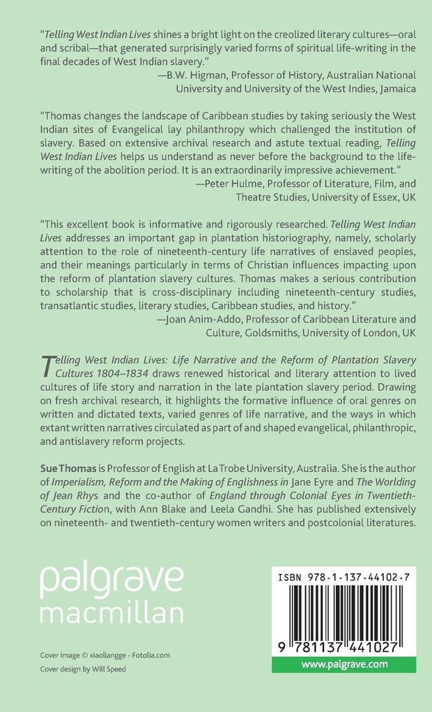 Weitere Ansicht: Telling West Indian Lives | S. Thomas